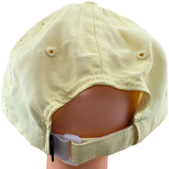 Tomahawk Hills Golf Course Hat Cap Imperial One Size Yellow Adjustable Vented - Picture 3 of 5